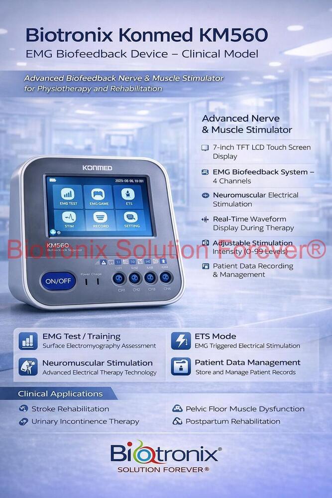 Konmed Km-560 Biofeedback Machine With Stimulator Function