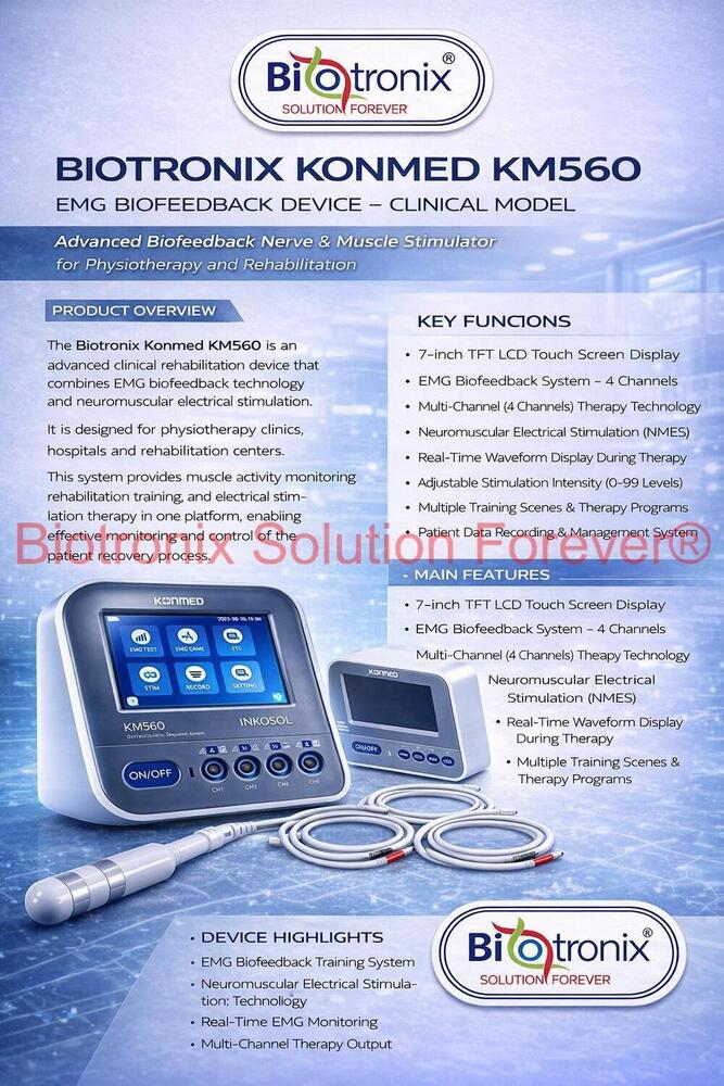 Konmed KM-560 EMG Biofeedback System for Recovery Therapy