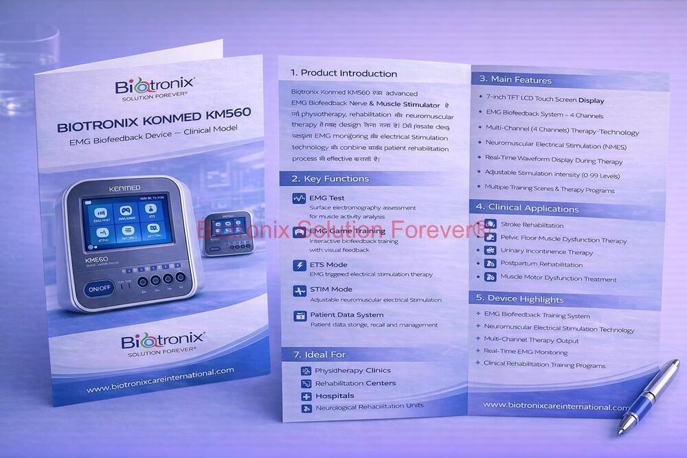 Konmed KM-560 4 Channel EMG Biofeedback System for hospital  Therapy