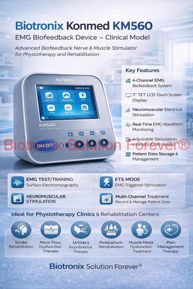 Konmed KM-560 Biofeedback Equipment with Rehab Programs