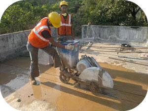 निर्माण कटाई मशीन