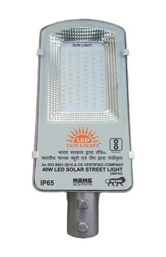 40W Led Solar Street Light - Color: Cool White