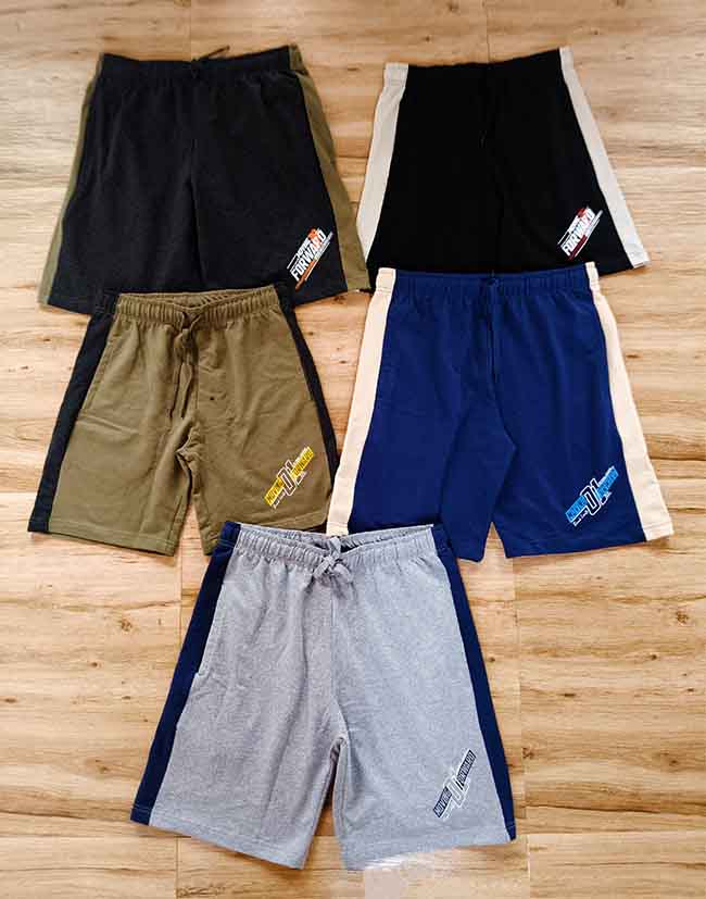 M11608 | Mens French Terry Shorts With Side Panel