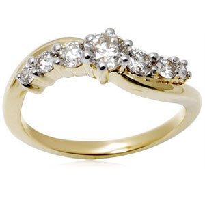 Beautifully Designed Girlish Diamond Ring Diamond Clarity: Fl