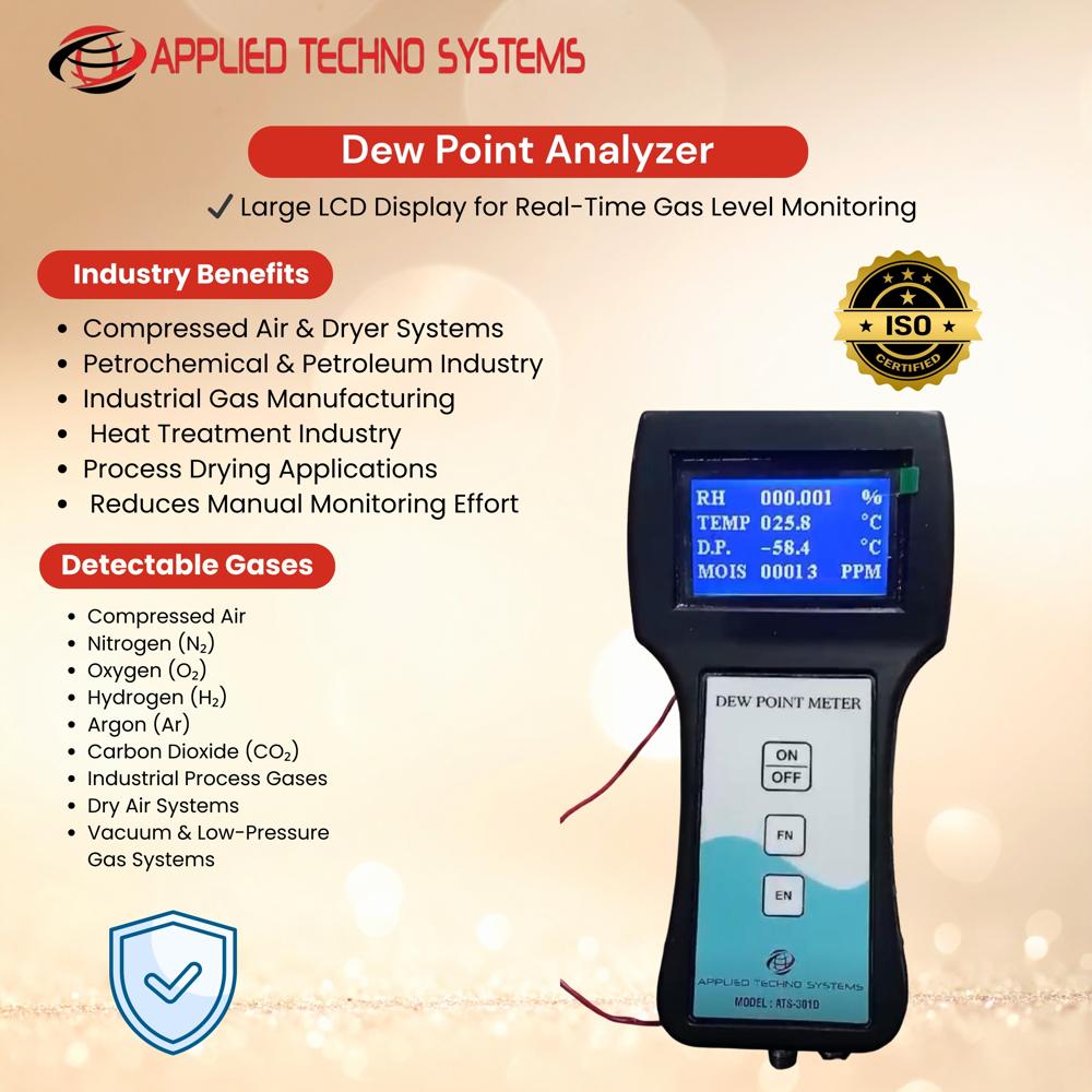 Nitrogen Dew Point Meter - Accuracy: +/-2 %