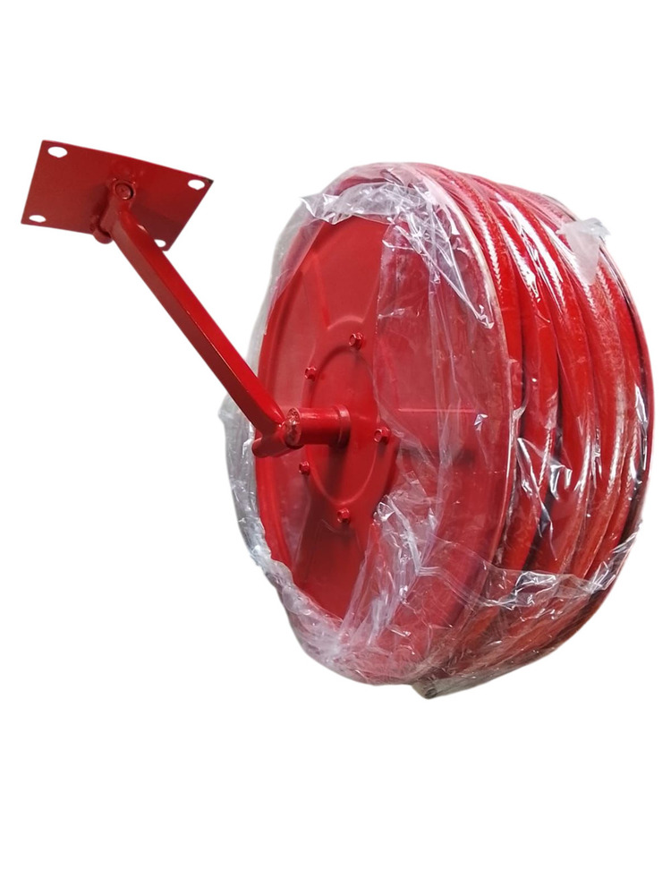 J Type Hose Reel Drum Complete Set With GM Shut off Nozzle