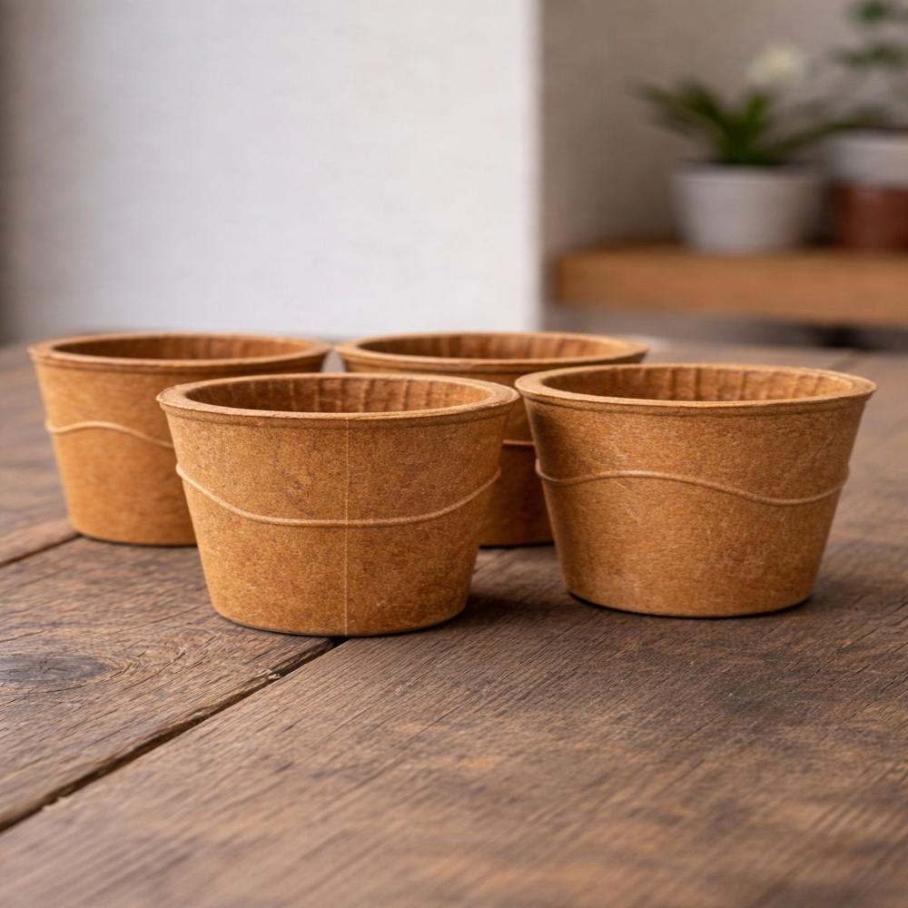 80ml Chocolate Flavoured Edible Cup - Fat Content (%): 2 Percentage ( % )