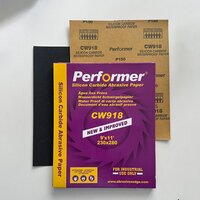 Performer Silicon Carbide Abrasive Paper - Grain Sizes: P60 - P1200