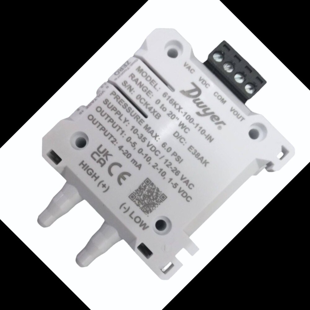 Dwyer Instruments 616KX-200-110-IN Differential Pressure Transmitter