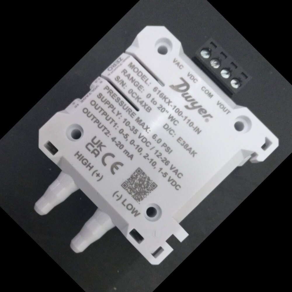 Dwyer Instruments 616KX-200-110-IN Differential Pressure Transmitter