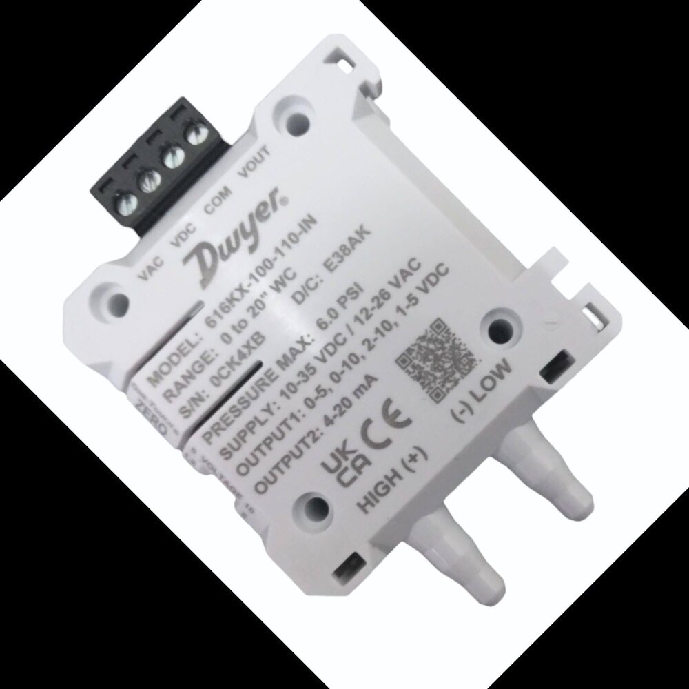 Dwyer Instruments 616KX-200-110-IN Differential Pressure Transmitter