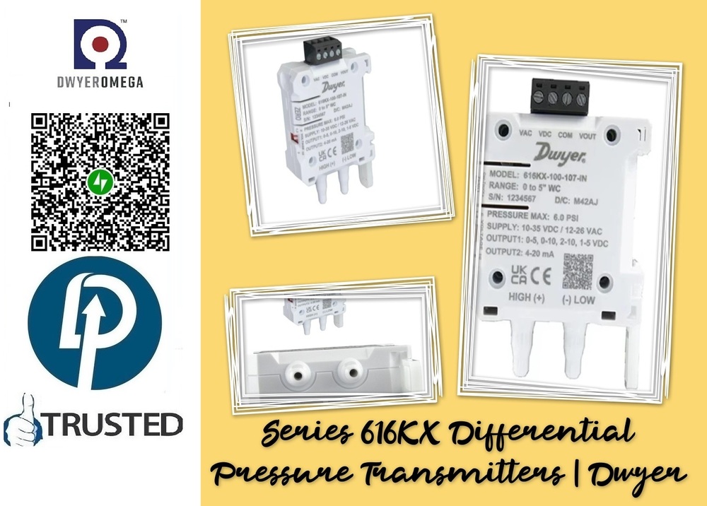 DWYER >> 616KX-100-112-IN >> DIFFERENTIAL PRESSURE TRANSMITTER>>Manufacturer  DWYER OMEGA