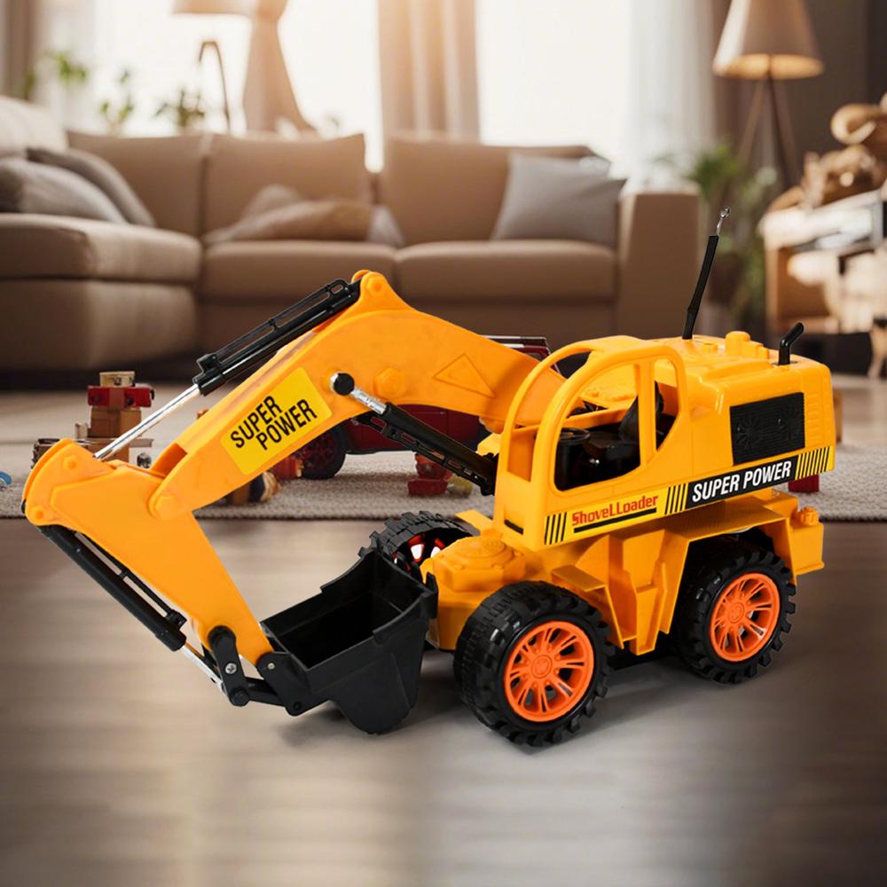 Plastic Jcb Construction Toy Remote Control Super Power Jcb Truck Toy For Kids 1 Set - Color: Mix
