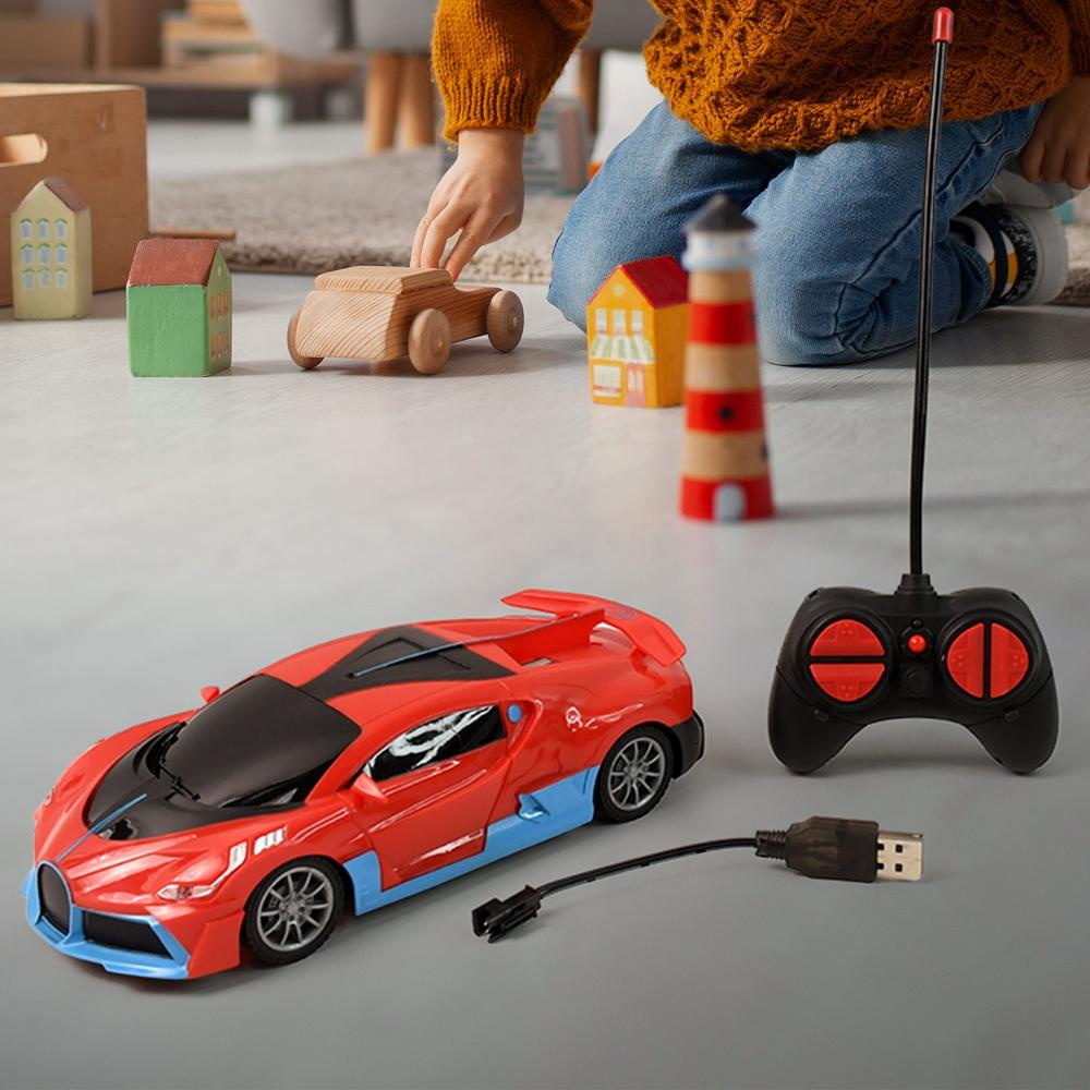 Electroplay High-Speed Rc Sports Car With Spray Exhaust Effect (1 Set) - Color: Mix