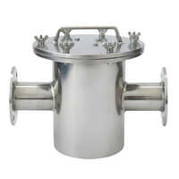 Magnetic Liquid Trap - Polished Stainless Steel, Dn50-dn150, Up To 10 Bar | Rare Magnet Plates, Leakproof, Manual Cleaning