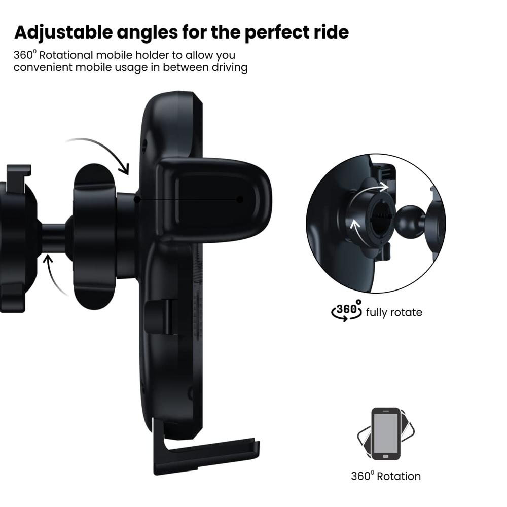 Portronics Mobile Holder Stand - Color: Black