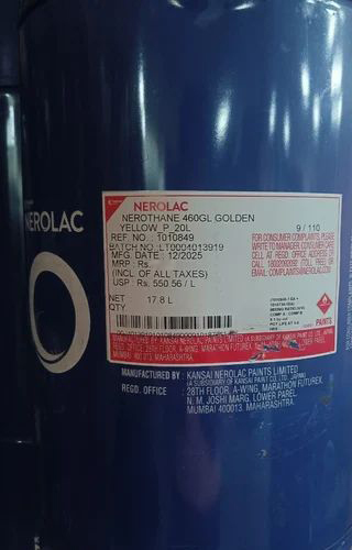 Nerothane 460gl Golden Yellow With Accl