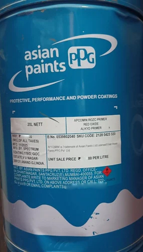 Asian Apcomin Redoxide Zinc Chromate Primer