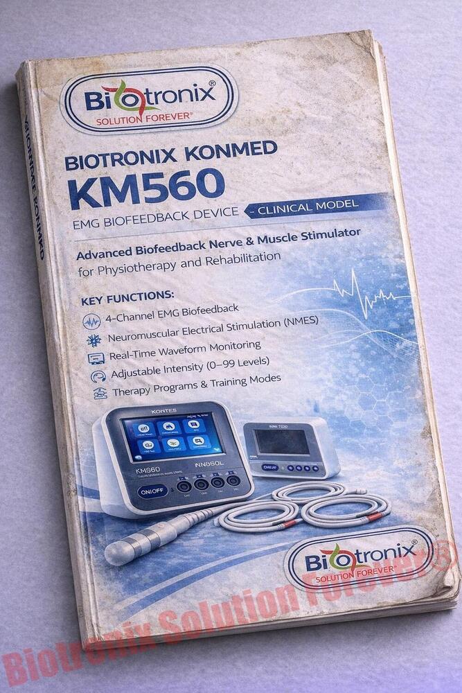 Konmed KM-560 4 Channel EMG Biofeedback Device with Rehab Therapy