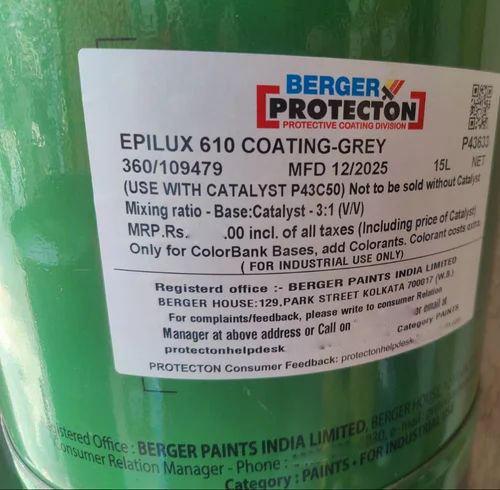 Berger Epilux 610 Coating Grey With Accl