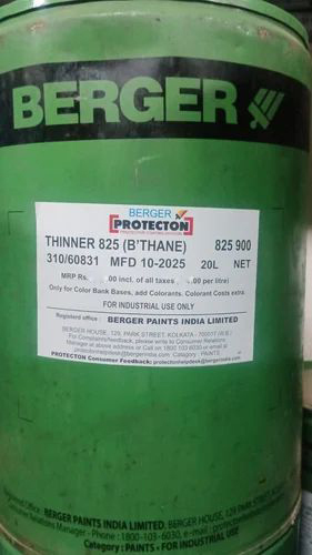 Berger Thinner 825 For Polyurethane