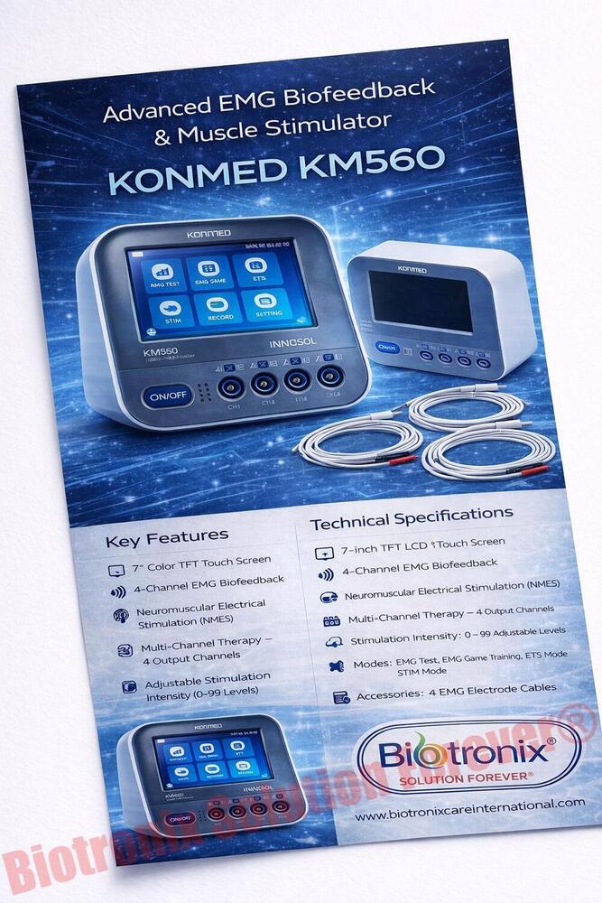 Konmed KM-560 Biofeedback Machine with EMG Multi Mode Therapy