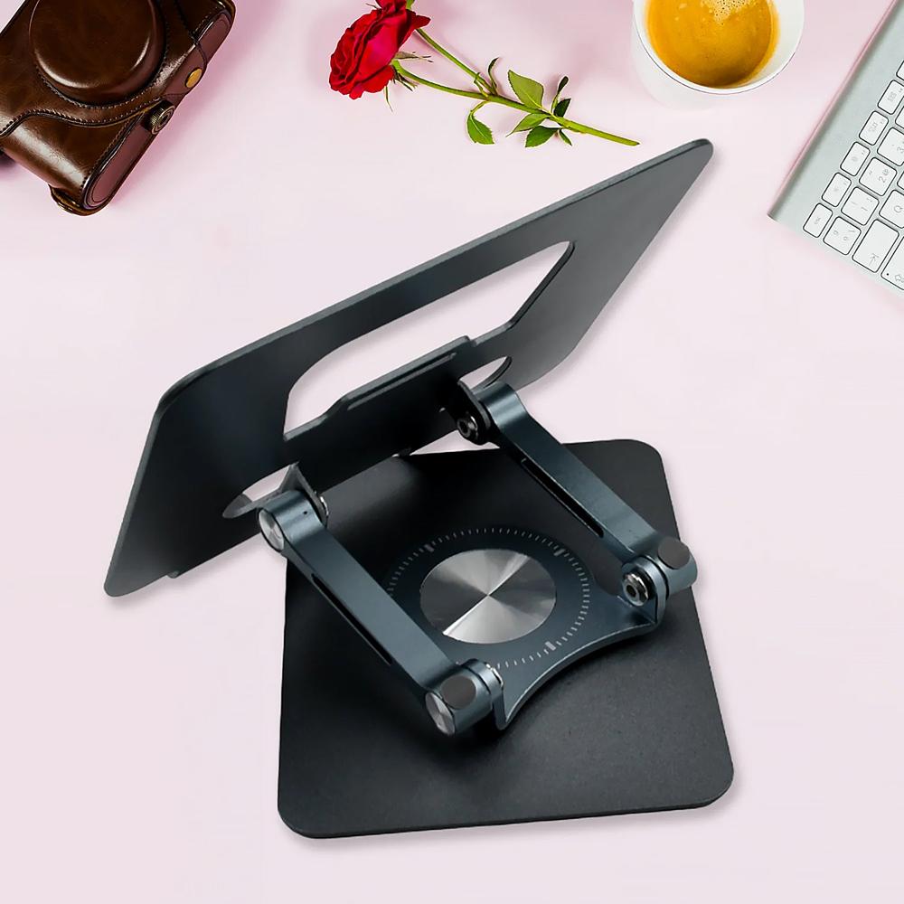 Aluminum Alloy 360 Rotating Bracket, Adjustable Laptop Stand