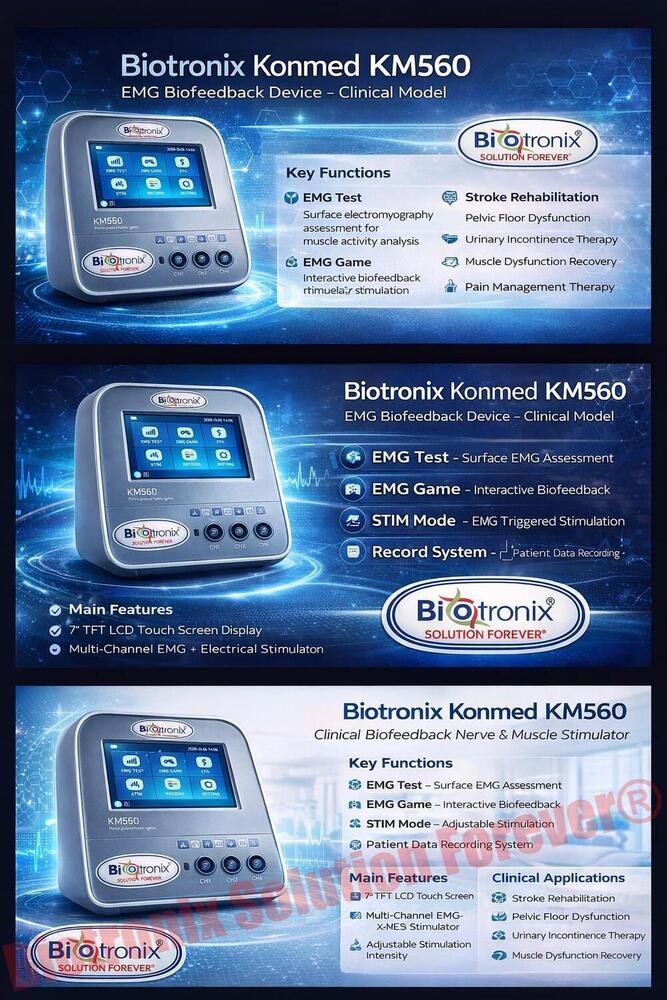 Konmed KM-560 EMG Biofeedback Equipment with FES NMES Support