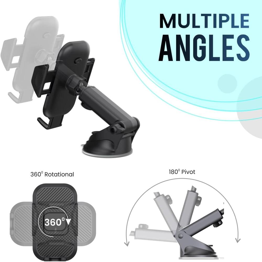 Portronics Clamp M Car Mobile Holder