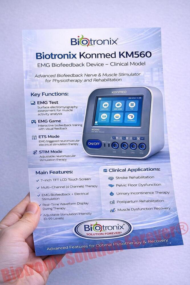 Konmed KM-560 Physiotherapy Biofeedback Device with ETS Modes