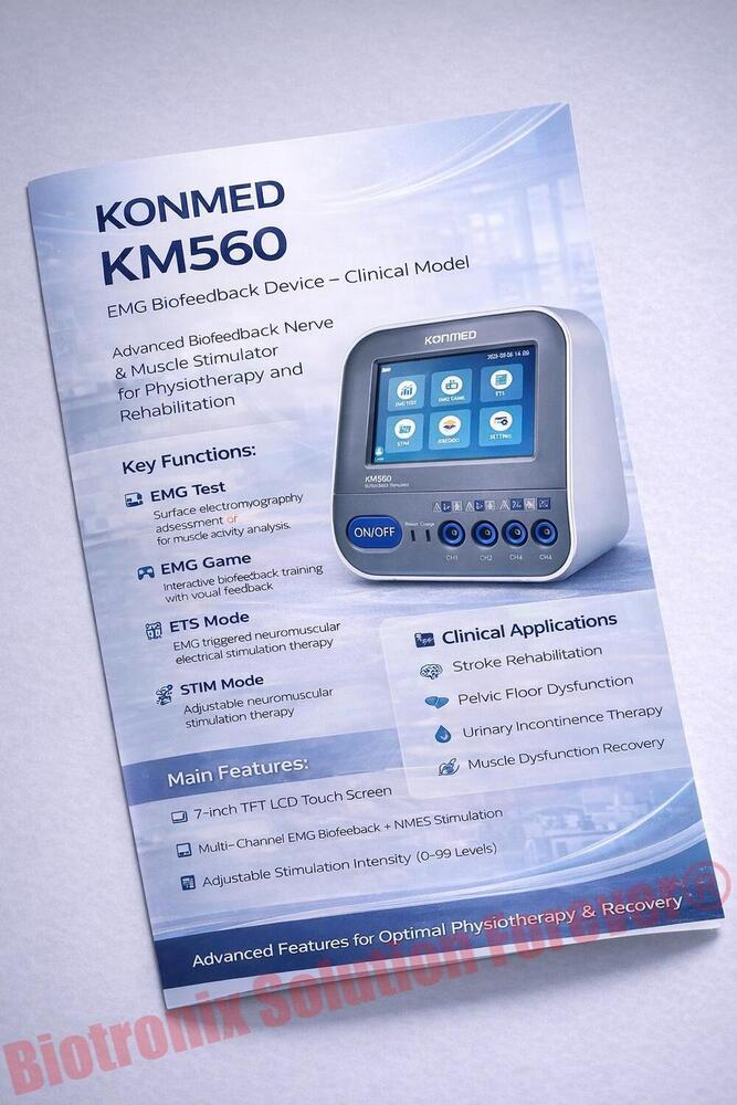 Konmed KM-560 Physiotherapy Biofeedback Device with ETS Modes
