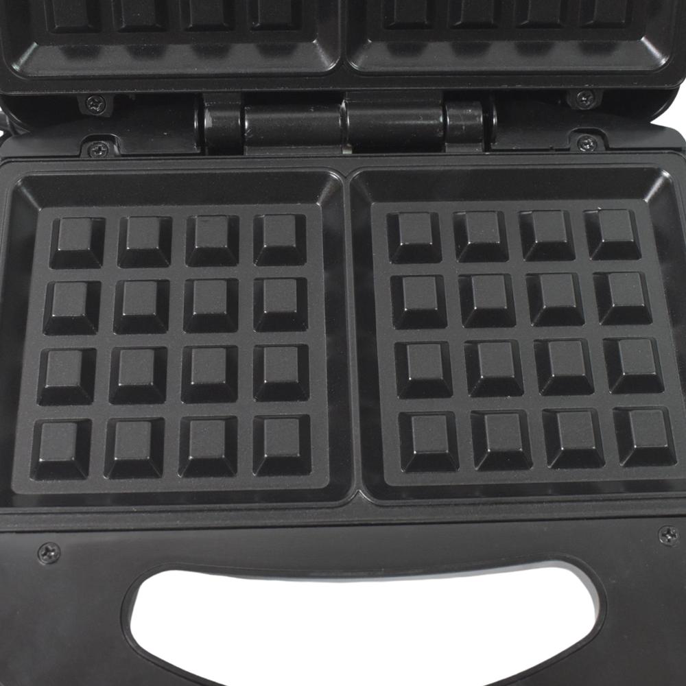 Sandwich Maker Makes 2 Square Sandwiches, Non-Stick Plates, Easy to Clean