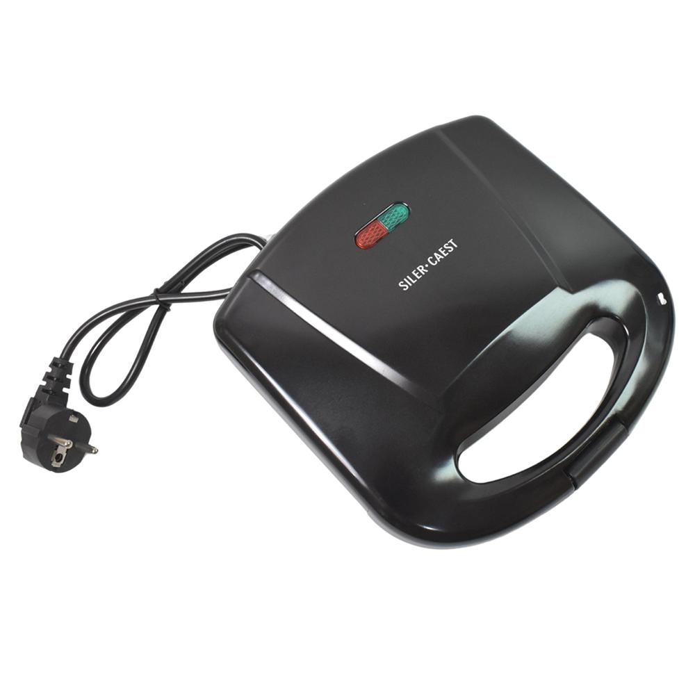 Sandwich Maker Makes 2 Square Sandwiches, Non-Stick Plates, Easy to Clean