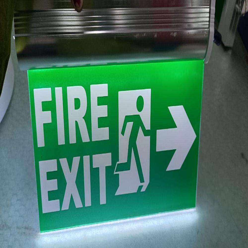 LED Exit Plate