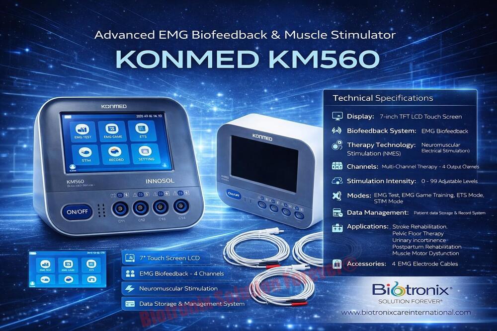 Konmed KM-560 Clinical Biofeedback Device with Rehab Features