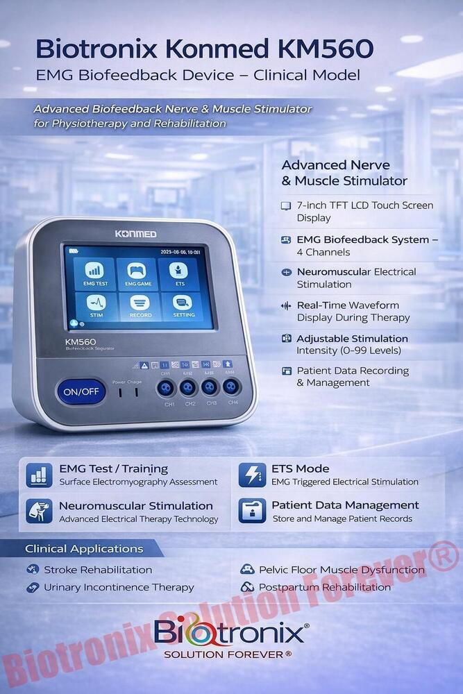Konmed KM-560 Rehab Biofeedback Machine with Therapy Programs
