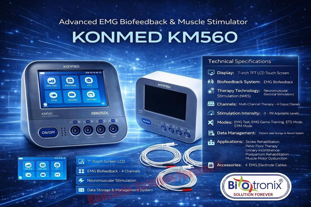 Konmed KM-560 Rehab Biofeedback Machine with Therapy Programs