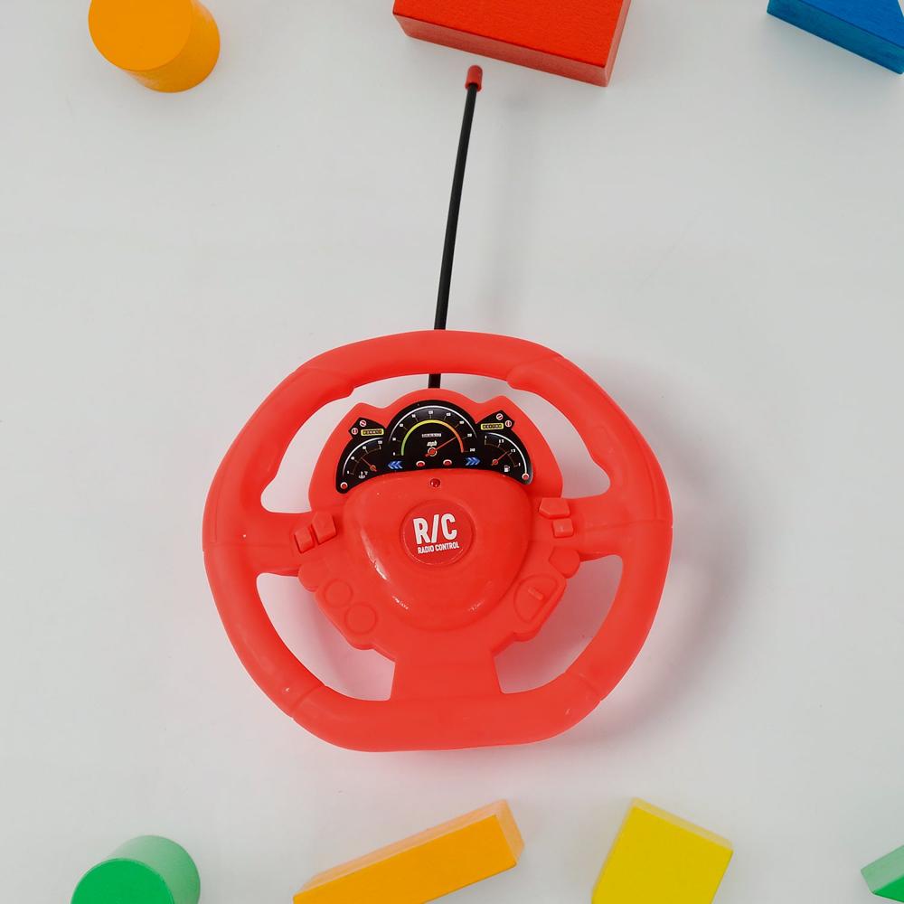Plastic RC Racing Car  2-Way Control with Handle Remote & Rechargeable Battery