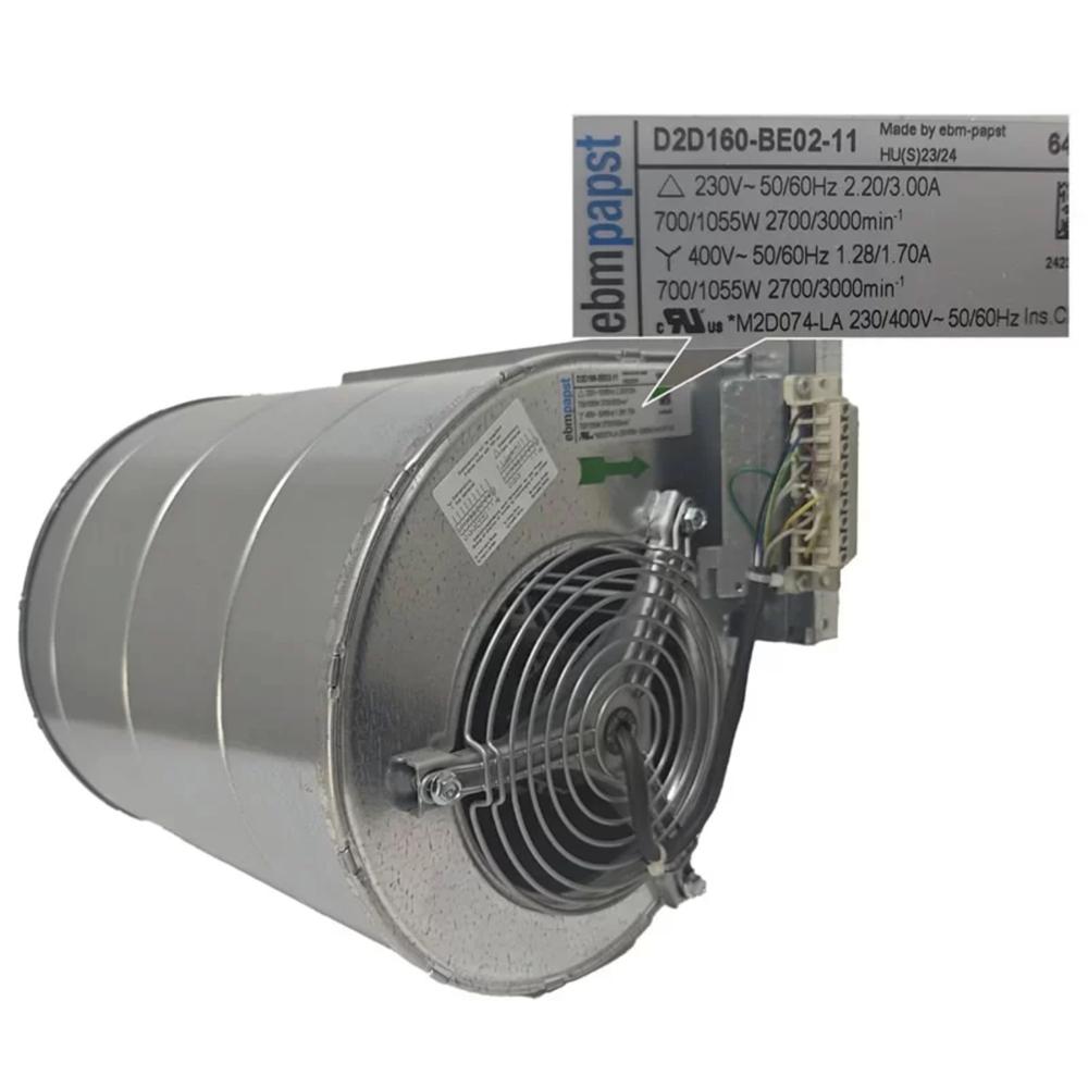 EBMPAPST D2E160-BE02-11 230/400V AC 700W 17251mm Ball Bearing Industrial Centrifugal Fan (METAL)