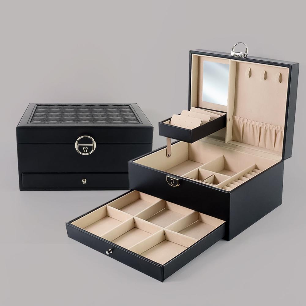 Multi-Layer Jewellery Organizer Box - (1 Pc) - Product Type: Beauty Products