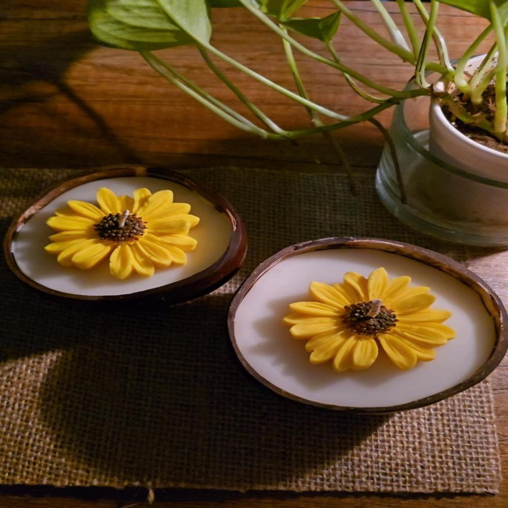 Coconut Shell Candles