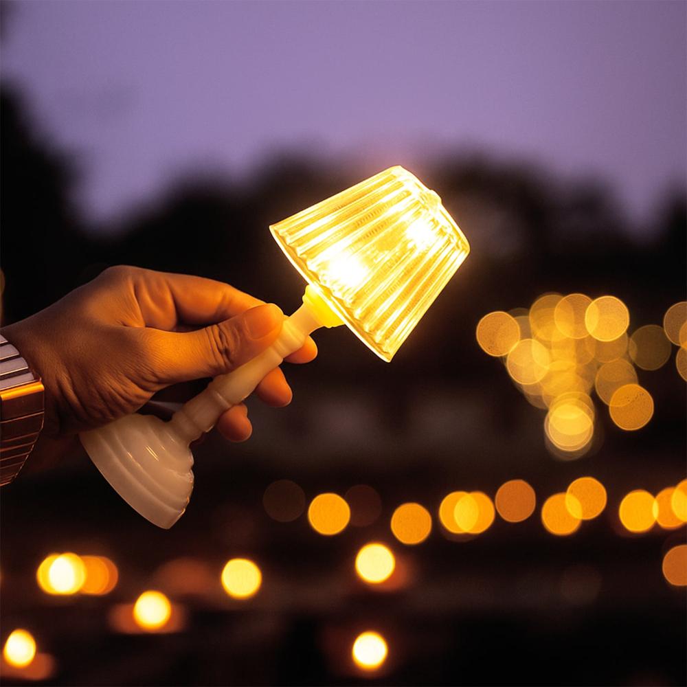 Led Crystal Table Lamps (12 Pc) - Material: Plastic