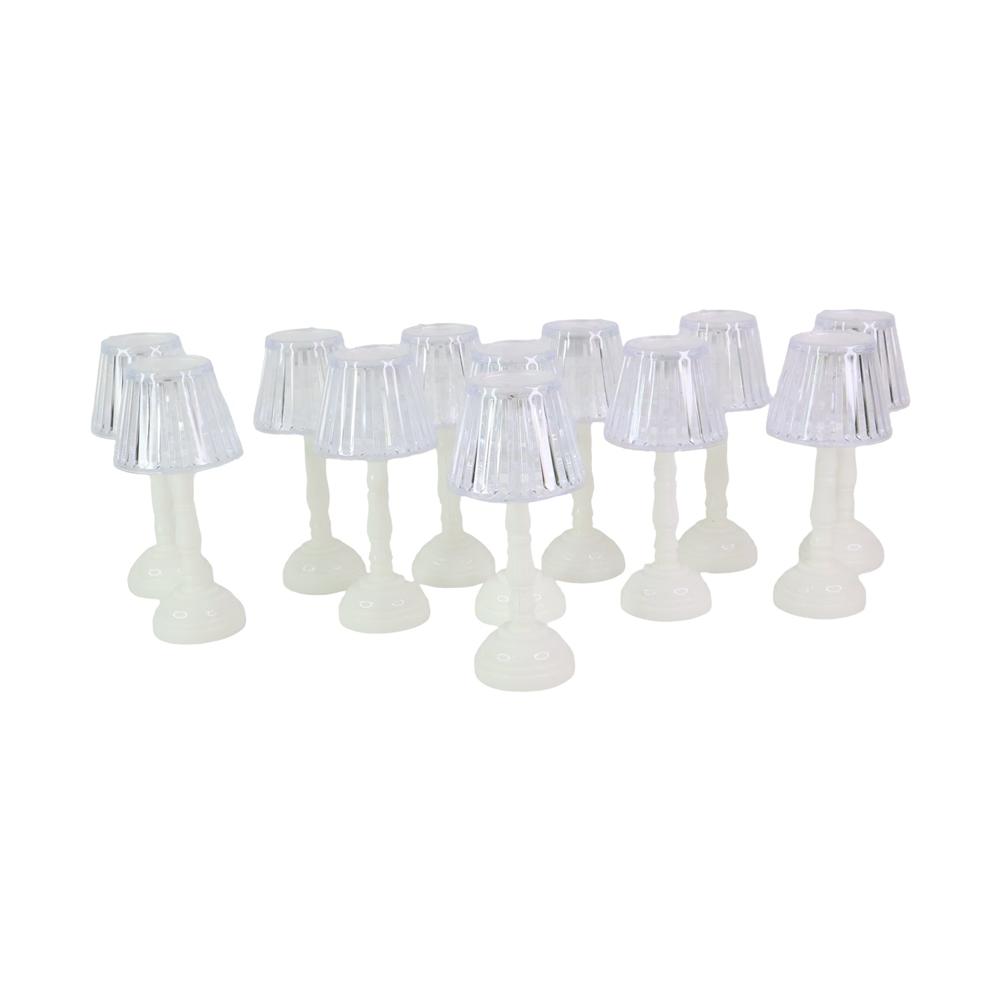 Led Crystal Table Lamps (12 Pc) - Material: Plastic