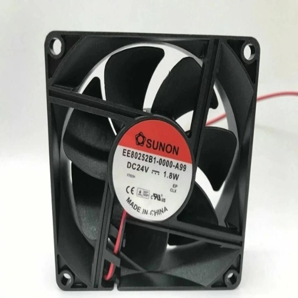 SUNON EF80252B1-0000-A99 24V DC 1.8W 8025mm Ball Bearing Industrial Axial Cooling Fan