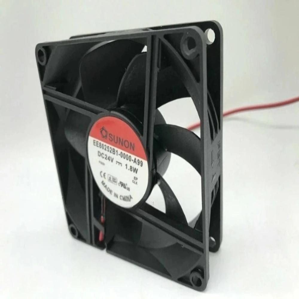 SUNON EF80252B1-0000-A99 24V DC 1.8W 8025mm Ball Bearing Industrial Axial Cooling Fan