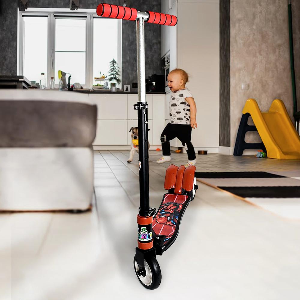 Kids 3 Wheel Leg Push Scooter with Adjustable Height