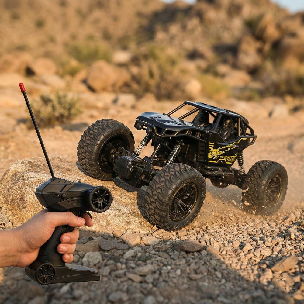 Rock Crawler Monster Rc Truck All-terrain Rechargeable Stunt Racing Car - Material: Plastic/metal