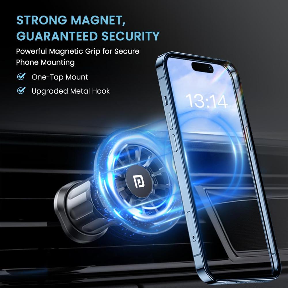Portronics Mogun 2 Magnetic - Color: Black