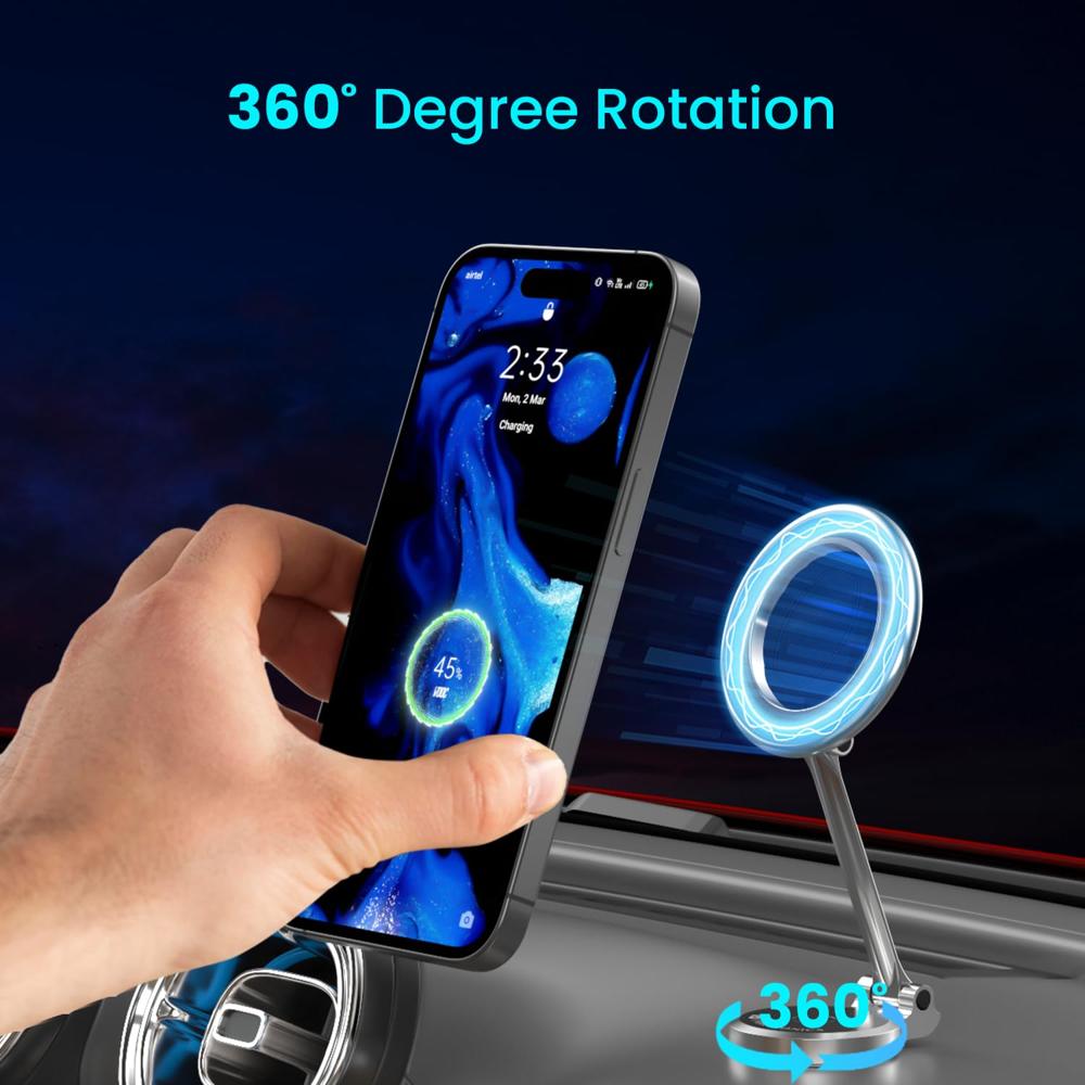 Portronics Mogun 3 Magnetic Car Phone 