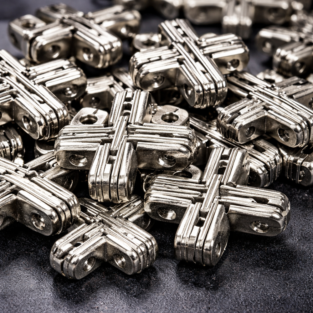 SOS Hinges, 13 mm x 45 mm, Corrosion-Resistant Door Hardware for Indoor and Outdoor Use (1 Piece)